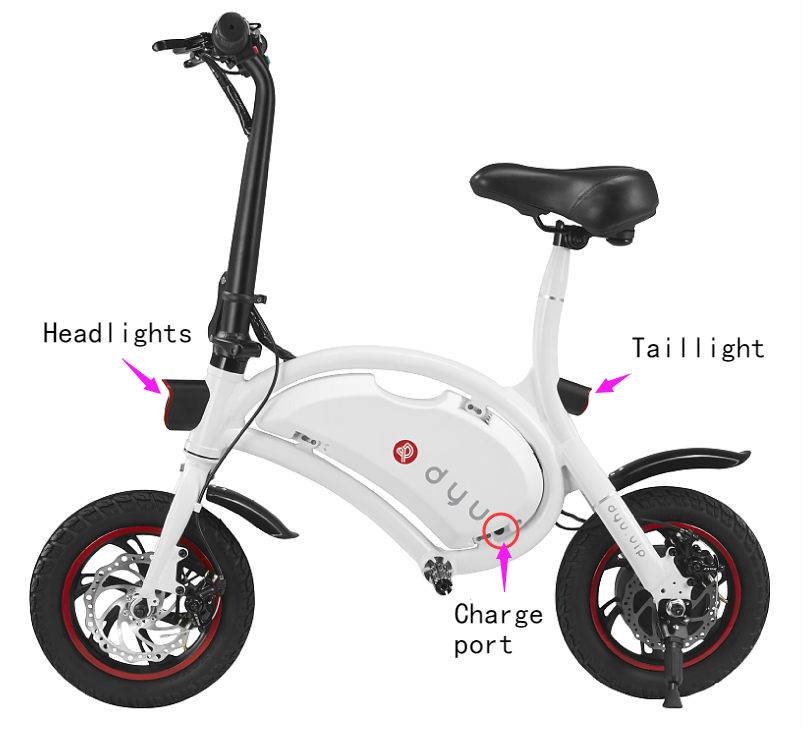 Dyu d1f compact best sale seated electric scooter ul2272